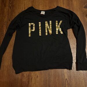 pink long sleeve shirt
